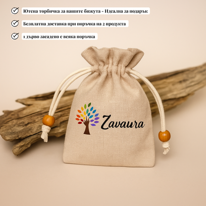 Висулка „Сфера“ от златен обсидиан